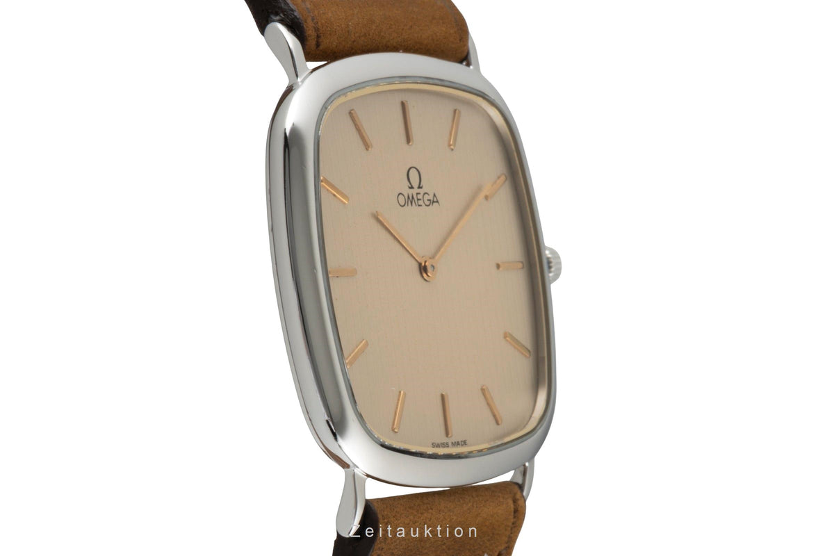 Omega De Ville acciaio quarzo unisex 195.0077 Vintage  [2605932]