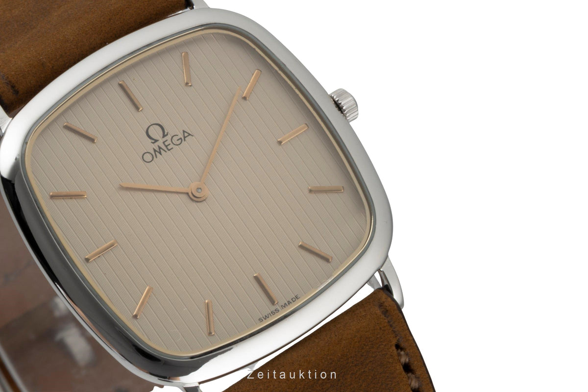Omega De Ville acciaio quarzo unisex 195.0077 Vintage  [2605932]