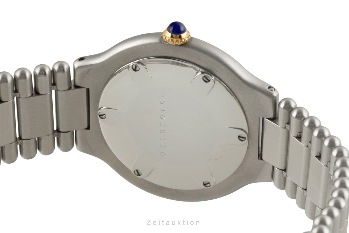 Cartier Ligne 21 acier / doré quartz montre pour femmes 9010  [2605933]