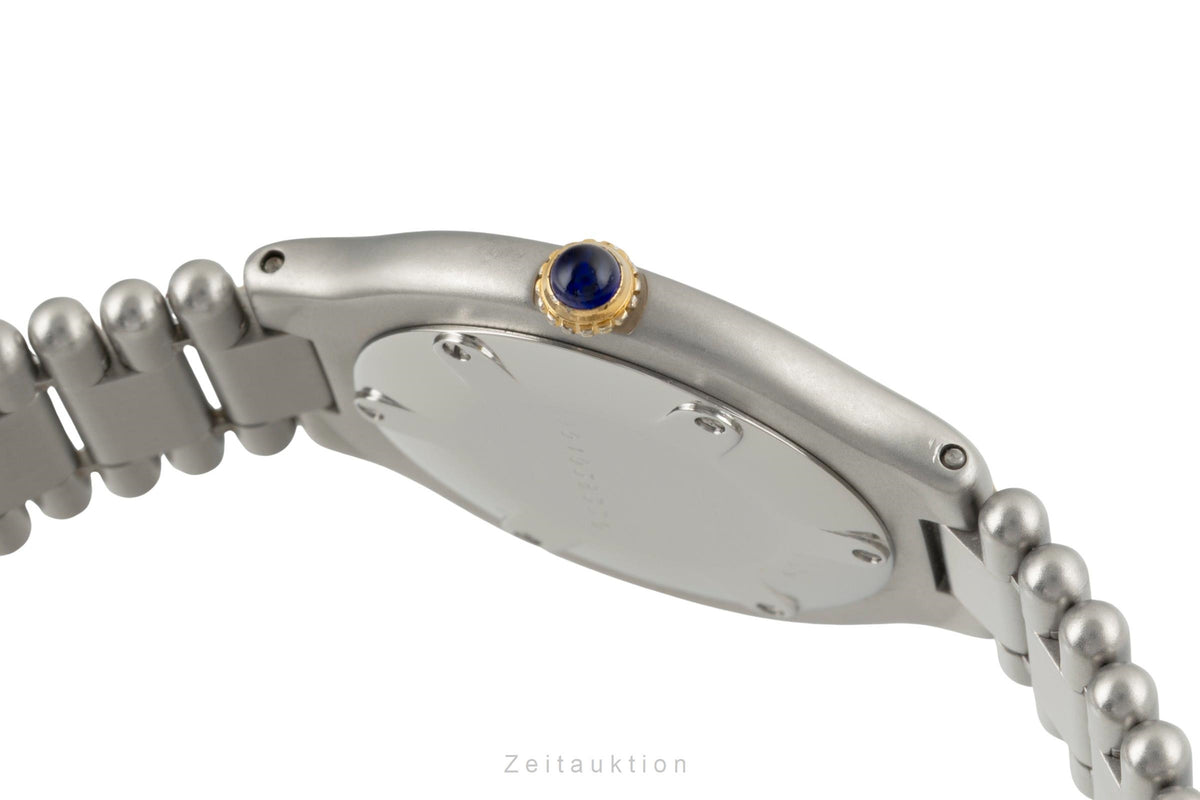 Cartier Ligne 21 acier / doré quartz montre pour femmes 9010  [2605933]