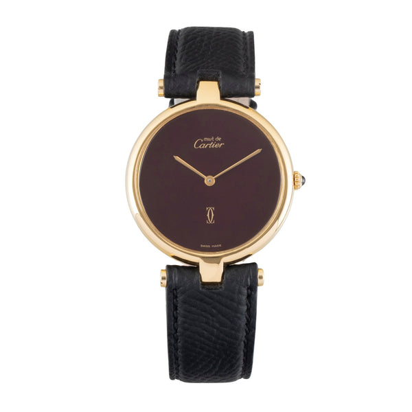 Cartier Vermeil silver-gilt quartz men's watch  [2605934]