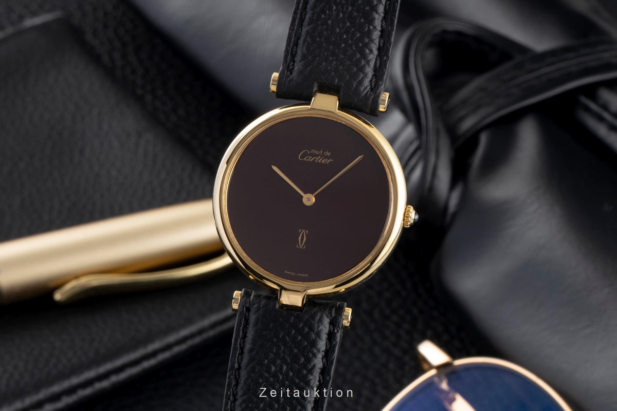 Cartier Vermeil silver-gilt quartz men's watch  [2605934]