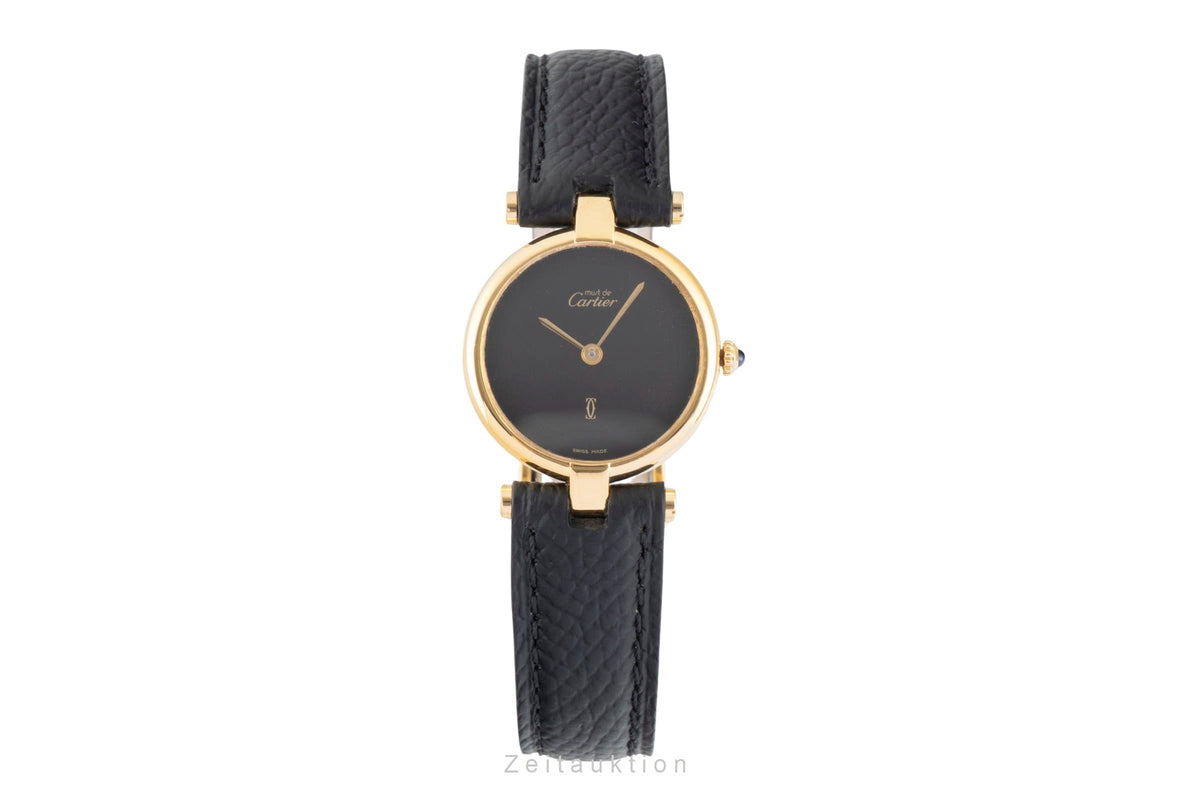Cartier Vermeil argent doré quartz montre pour femmes 1800  [2605935]