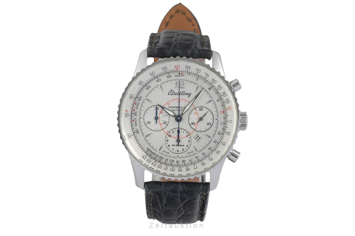 Breitling Montbrillant cronografo acciaio automatismo orologio da uomo A41330  [2605938]