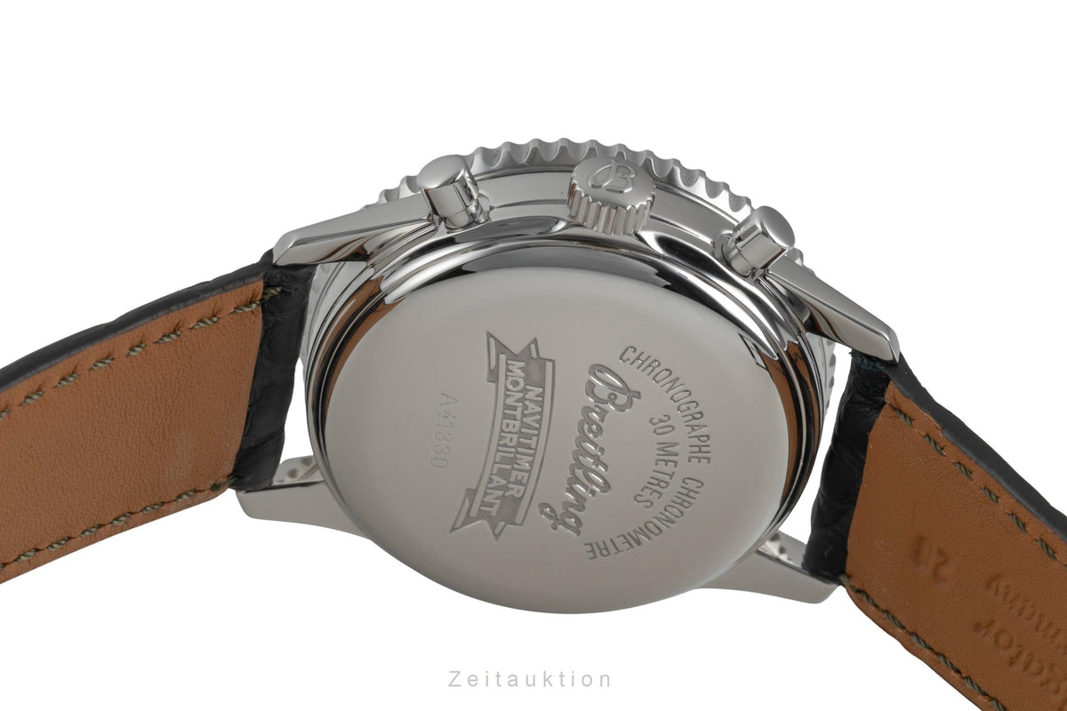 Breitling Montbrillant cronografo acciaio automatismo orologio da uomo A41330  [2605938]
