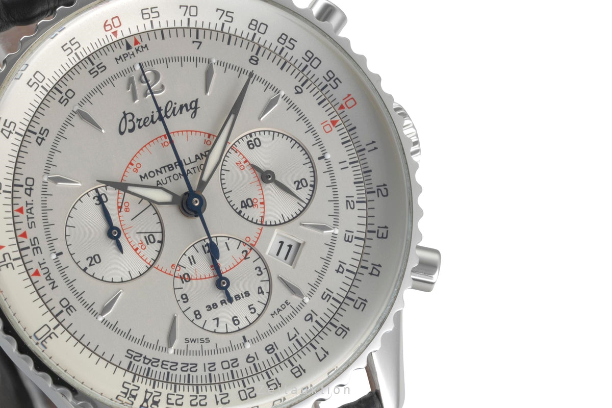 Breitling Montbrillant cronografo acciaio automatismo orologio da uomo A41330  [2605938]
