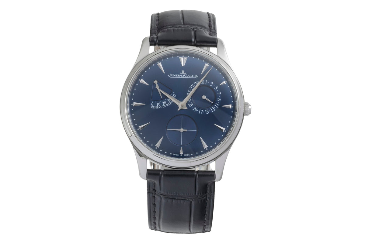 Jaeger LeCoultre Master Ultra Thin acier automatique montre pour hommes Q1378480  , 176.8.38.S LP: 12400EUR  [2605939]