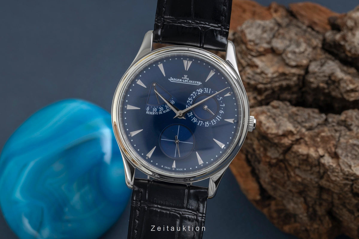 Jaeger LeCoultre Master Ultra Thin steel automatic men's watch Q1378480  , 176.8.38.S LP: 12400EUR  [2605939]