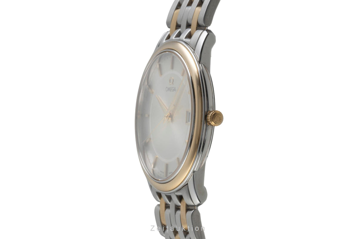 Omega De Ville acciaio / oro quarzo orologio da uomo 196.1150  [2605943]