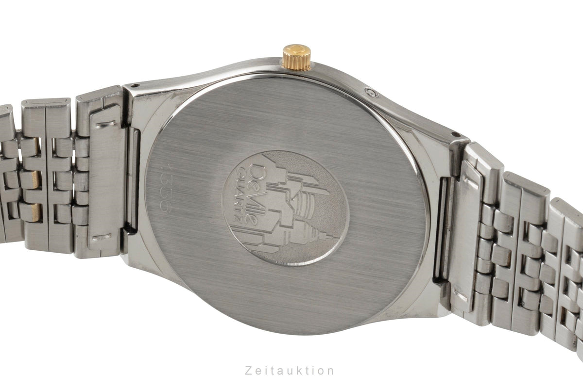 Omega De Ville steel / gold quartz men's watch 195.0014, 395.0805  [2605944]