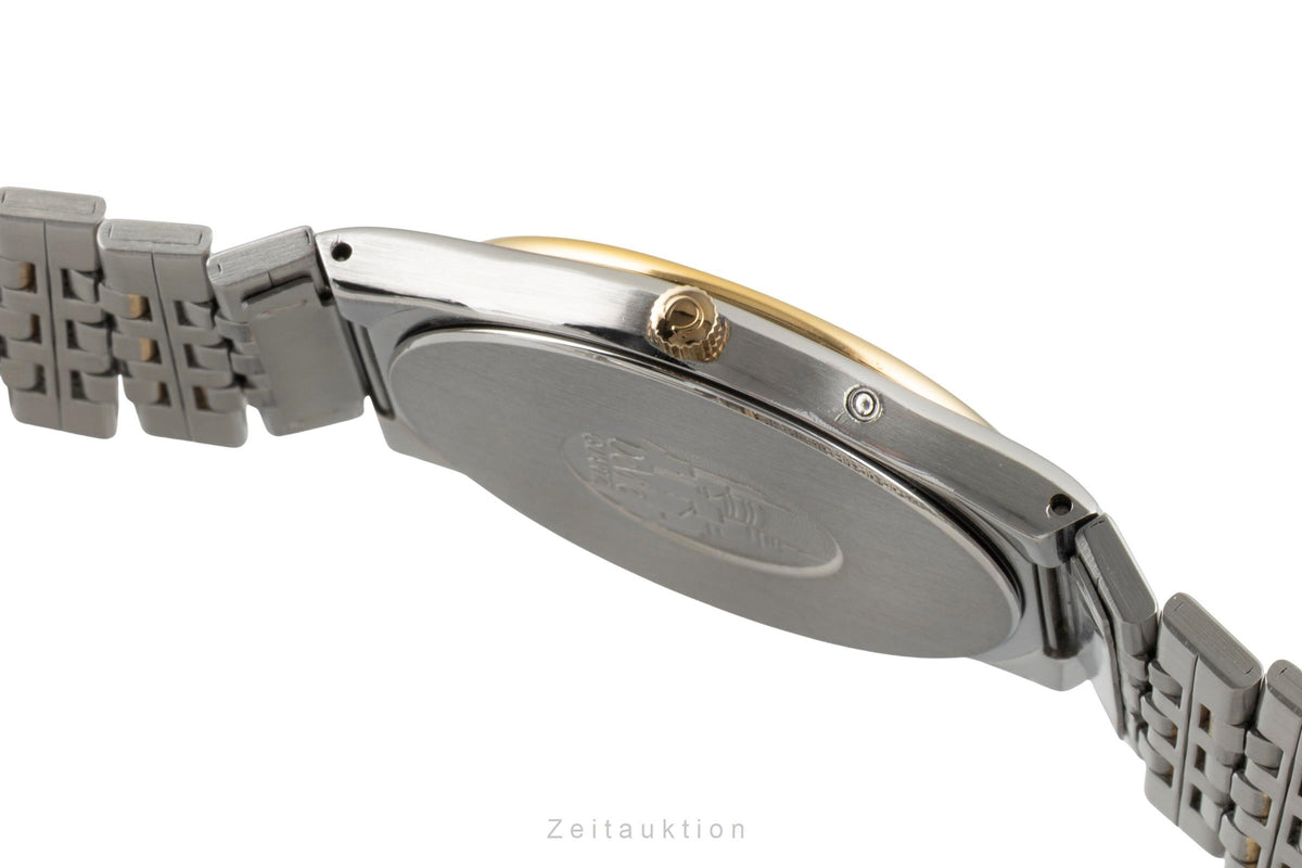 Omega De Ville steel / gold quartz men's watch 195.0014, 395.0805  [2605944]