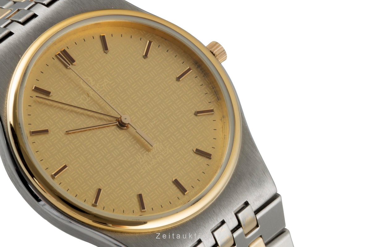 Omega De Ville steel / gold quartz men's watch 195.0014, 395.0805  [2605944]