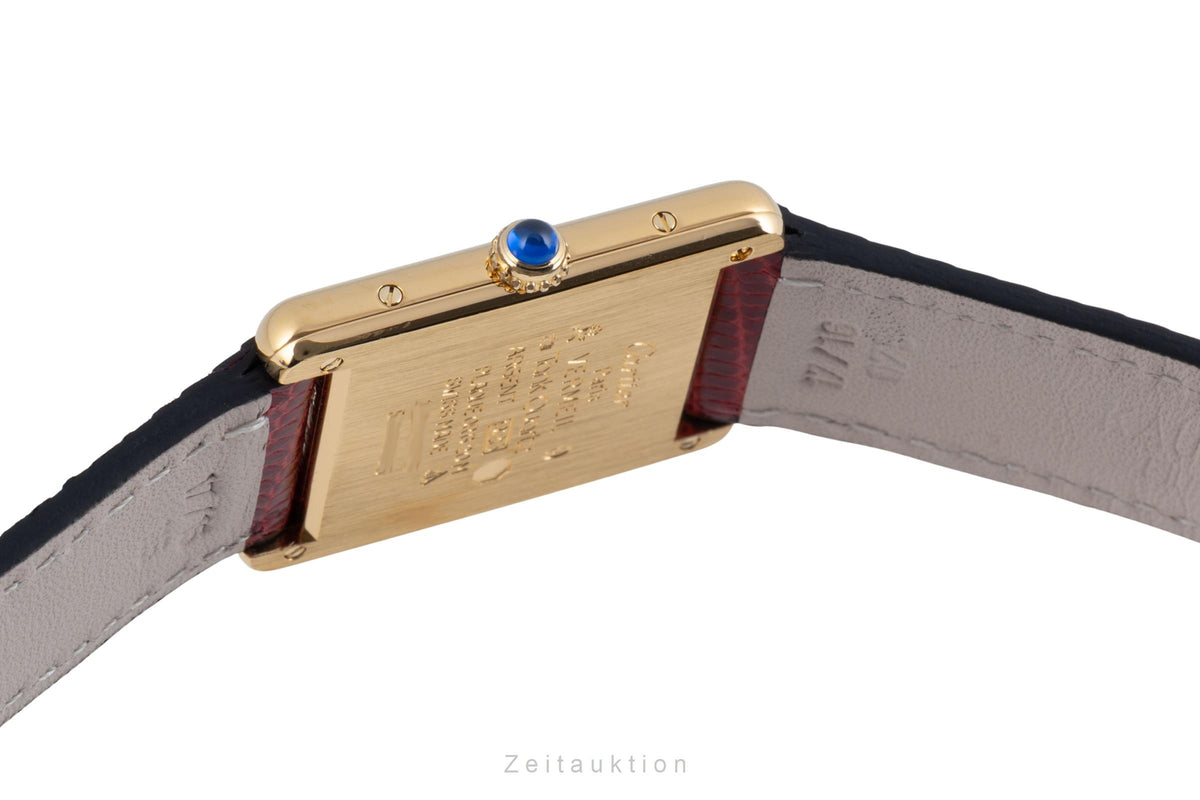 Cartier Tank argento dorato quarzo orologio da donna 590005  [2605946]