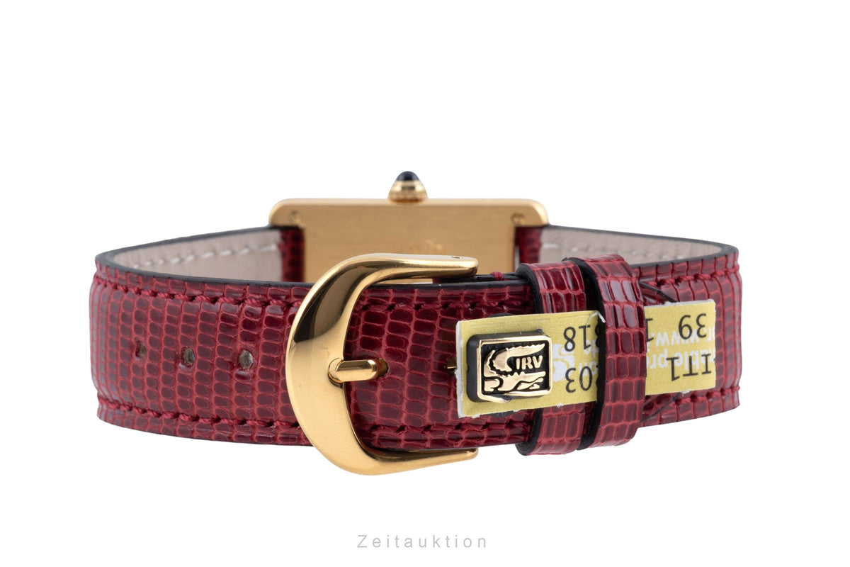 Cartier Tank argento dorato quarzo orologio da donna 590005  [2605946]