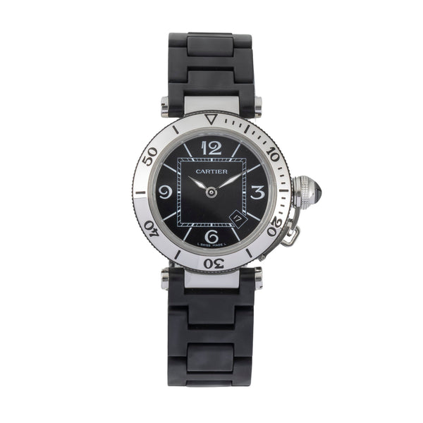 Cartier Pasha Seatimer steel quartz unisex 3025  [2605948]
