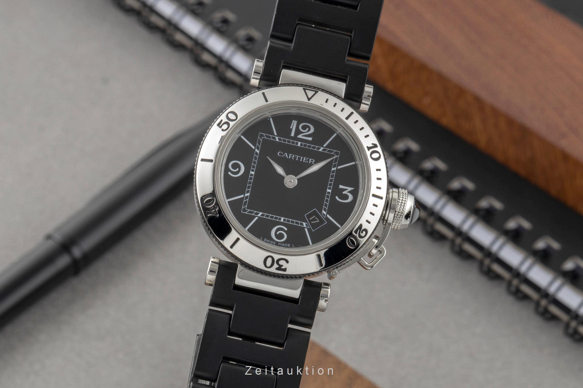 Cartier Pasha Seatimer steel quartz unisex 3025  [2605948]