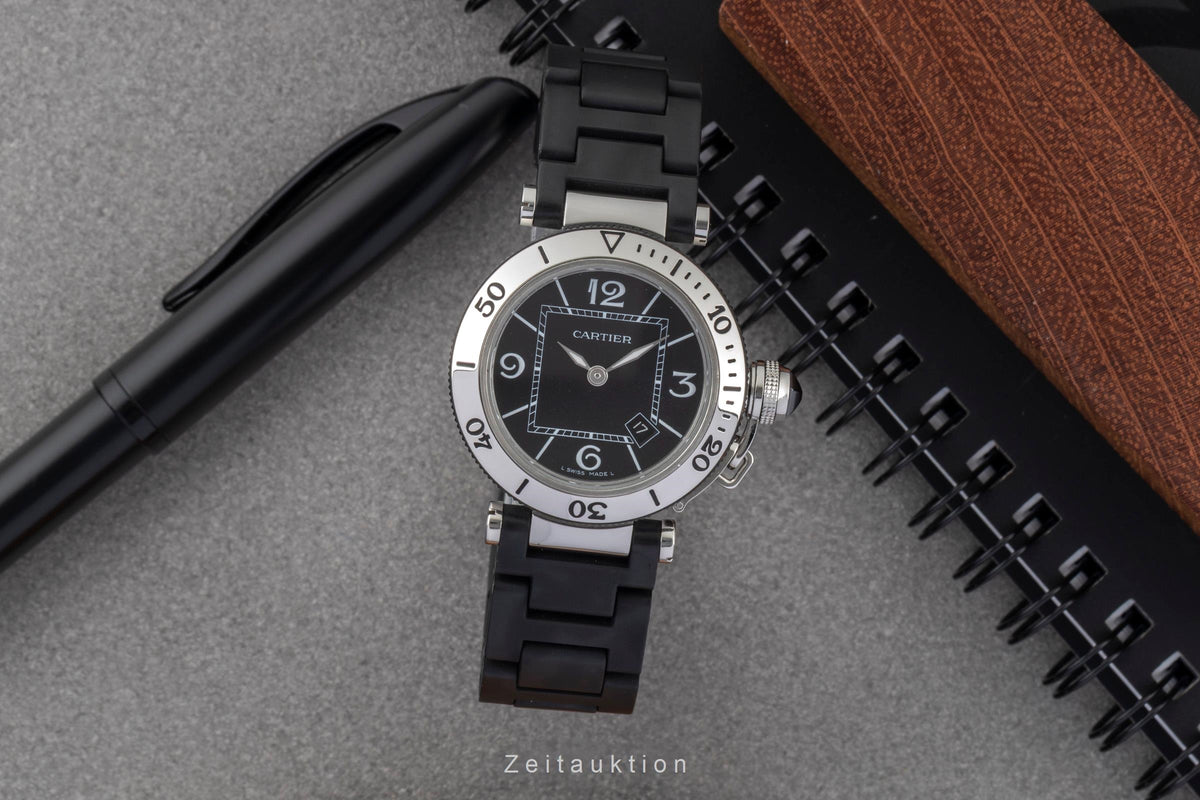 Cartier Pasha Seatimer steel quartz unisex 3025  [2605948]