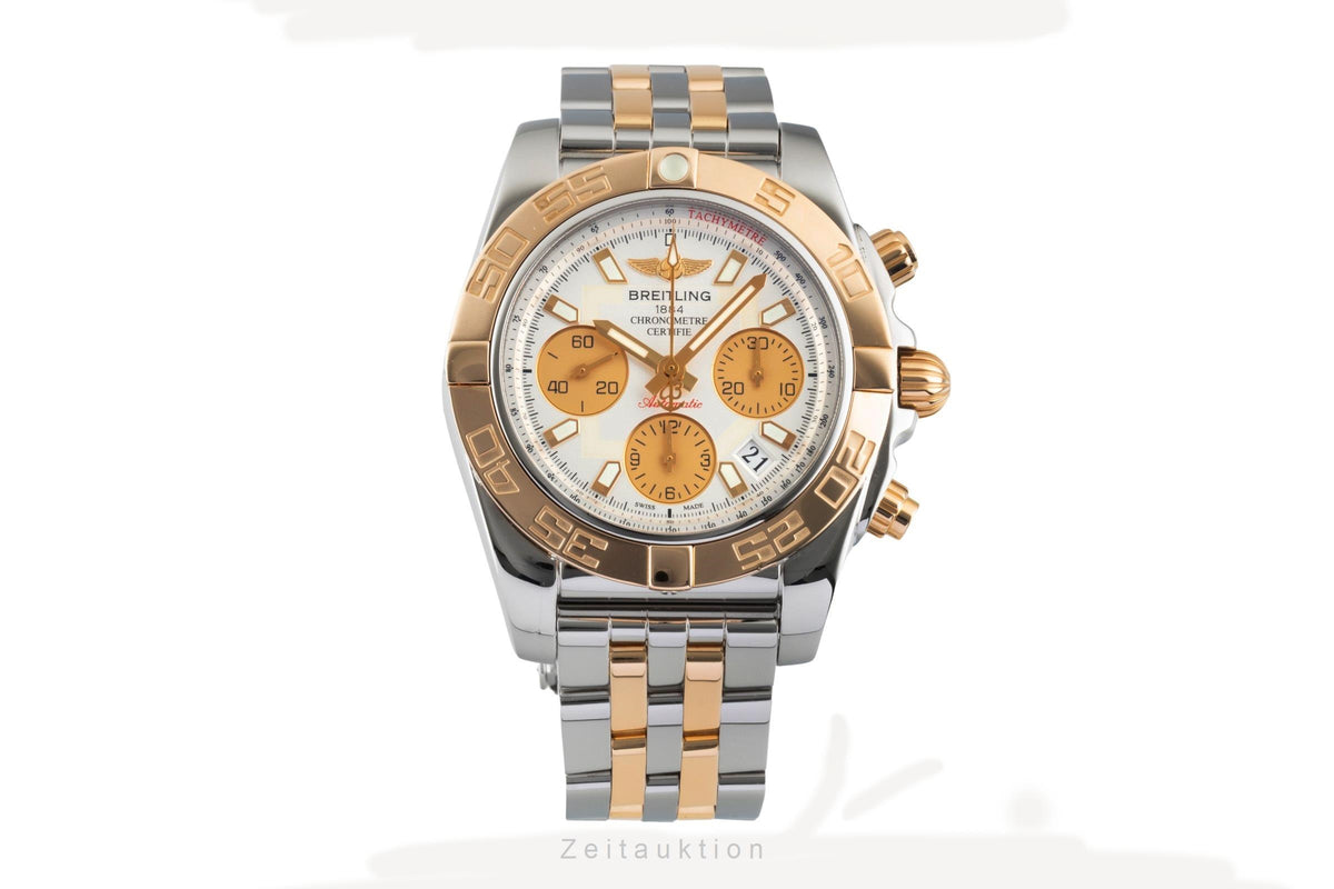 Breitling Chronomat chronograph steel / gold automatic men's watch CB0140  [2605950]