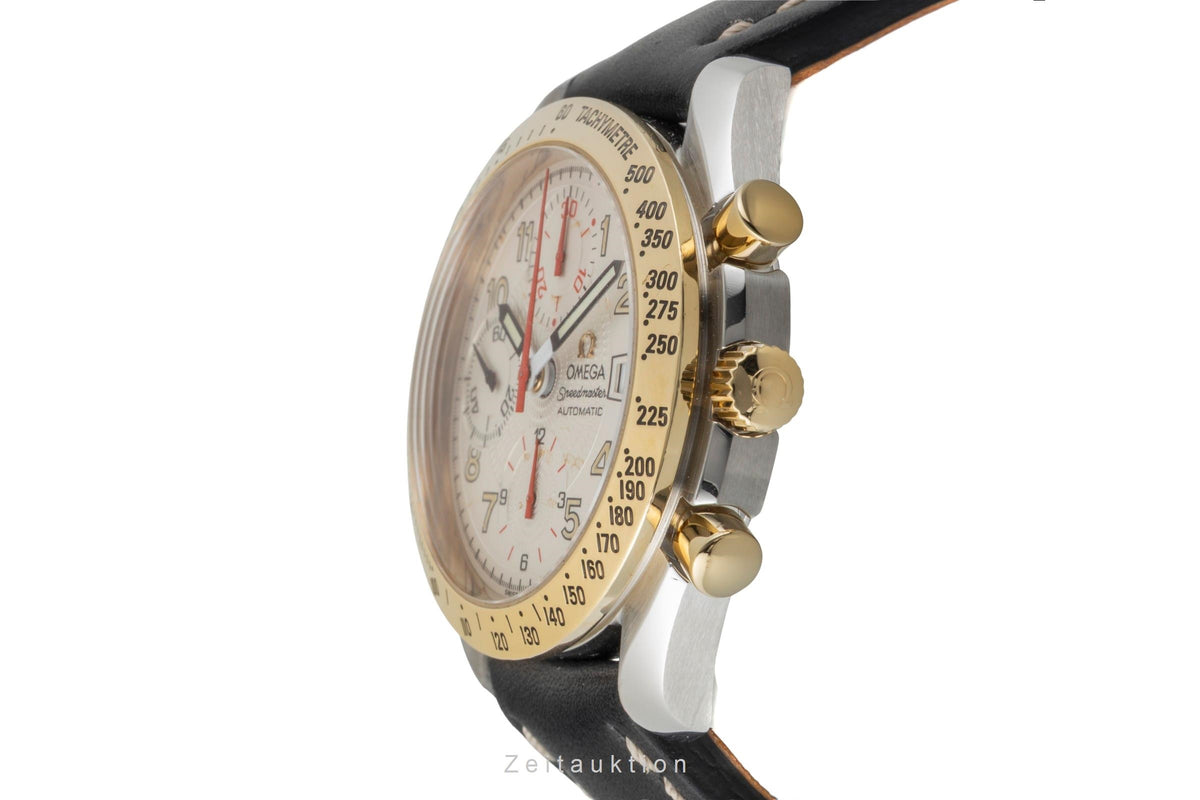 Omega Speedmaster Date chronograph steel / gold automatic men's watch 3313.33.00  [2605953]