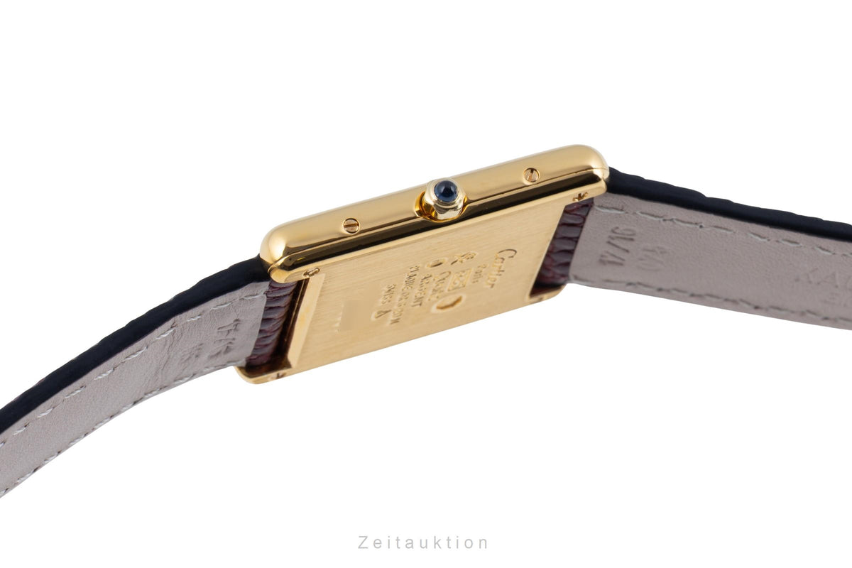 Cartier Tank silver-gilt quartz unisex 681006  [2605955]