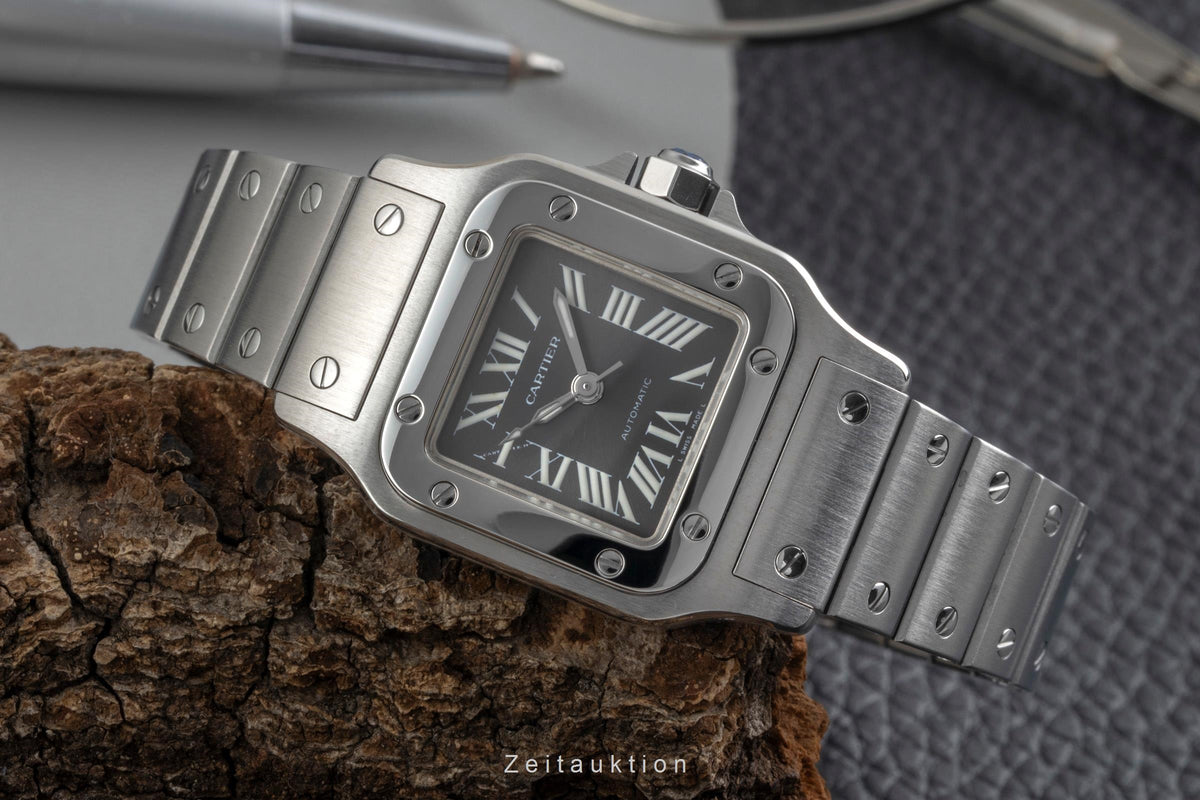 Cartier Santos steel automatic women's watch W20066D6  [2605963]
