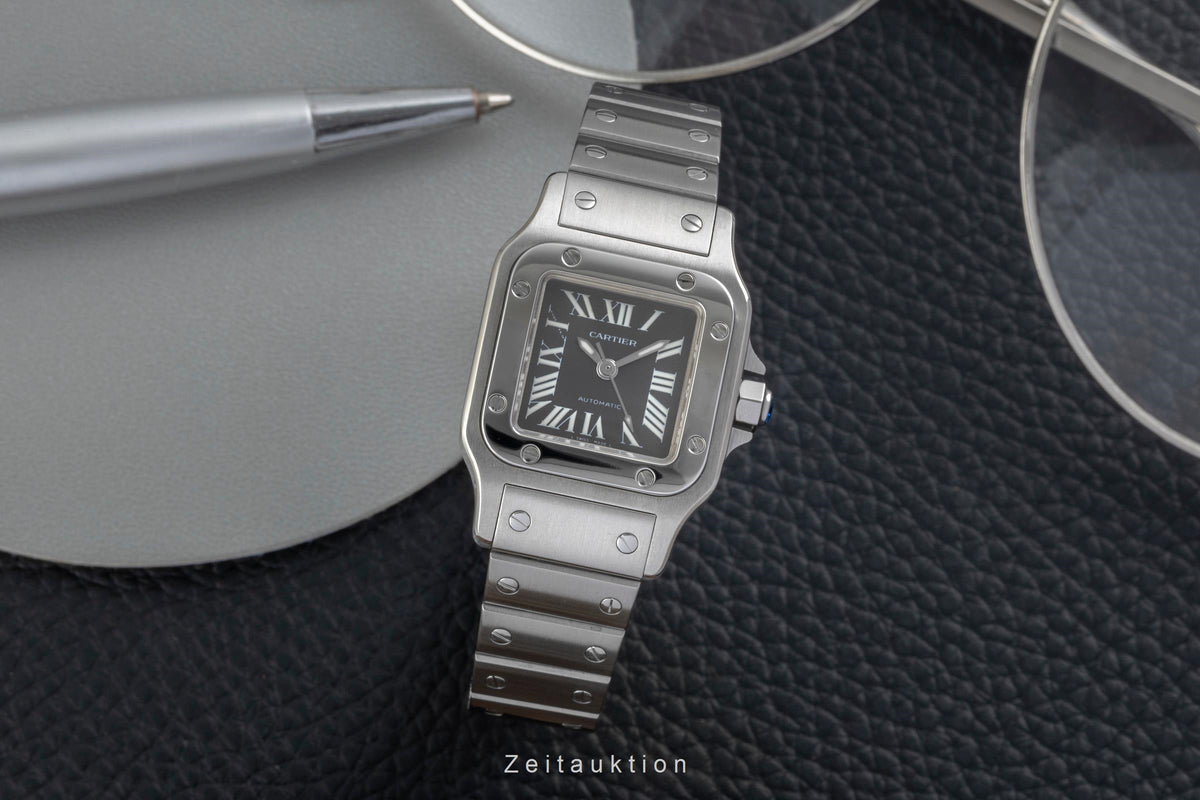 Cartier Santos steel automatic women's watch W20066D6  [2605963]