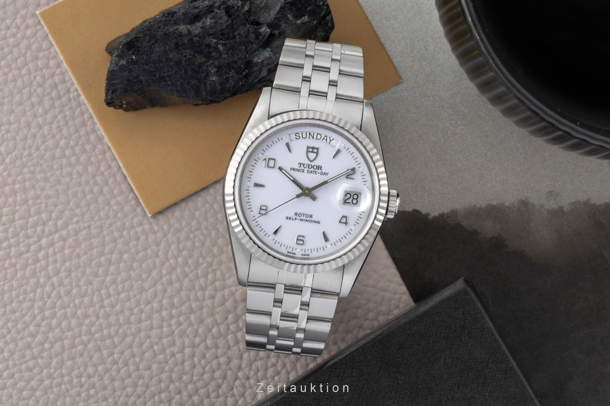 Tudor Date-Day acero / oro blanco automático reloj para caballeros 76214  [2605964]