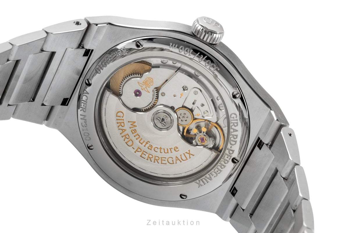 Girard Perregaux Laureato steel automatic men's watch 81010-11-431-11A LP: 15100EUR  [2605965]