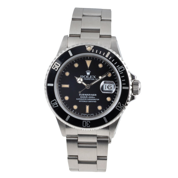 Rolex Submariner steel automatic men's watch 16610  [2605967]