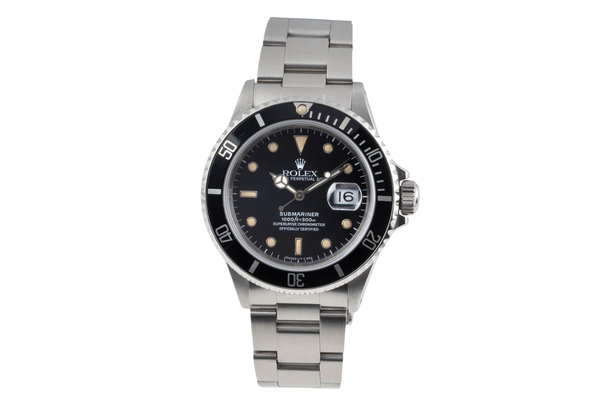 Rolex Submariner steel automatic men's watch 16610  [2605967]