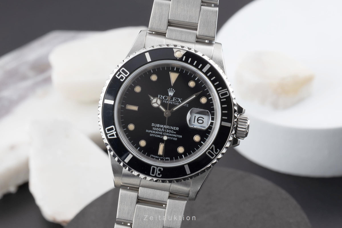Rolex Submariner steel automatic men's watch 16610  [2605967]