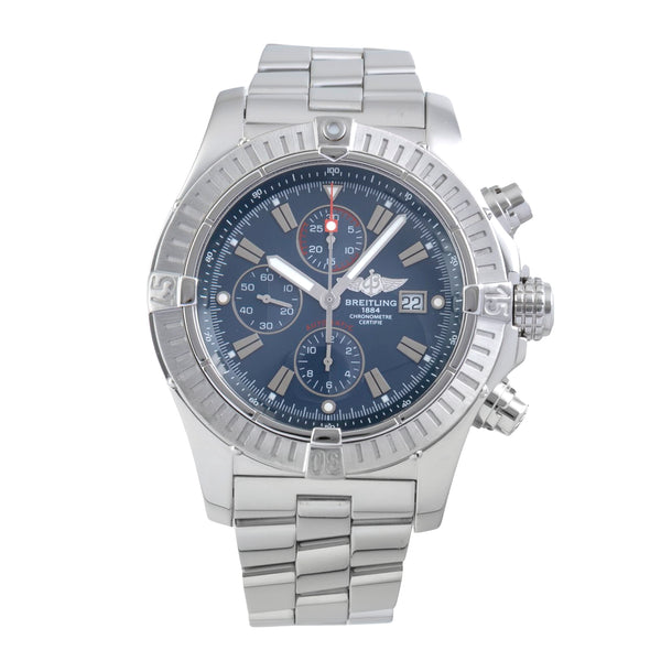 Breitling Super Avenger chronographe acier automatique montre pour hommes A13370  [2605971]