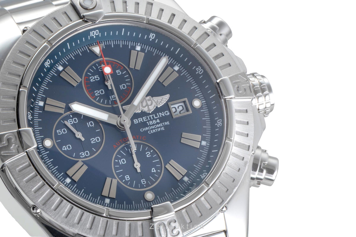 Breitling Super Avenger chronographe acier automatique montre pour hommes A13370  [2605971]