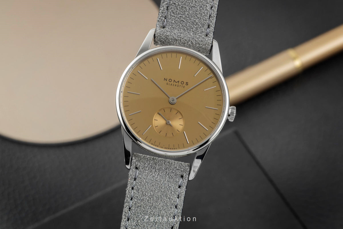Nomos Orion acier à remontage manuel montre pour femmes 359 LP: 2120EUR  [2605973]
