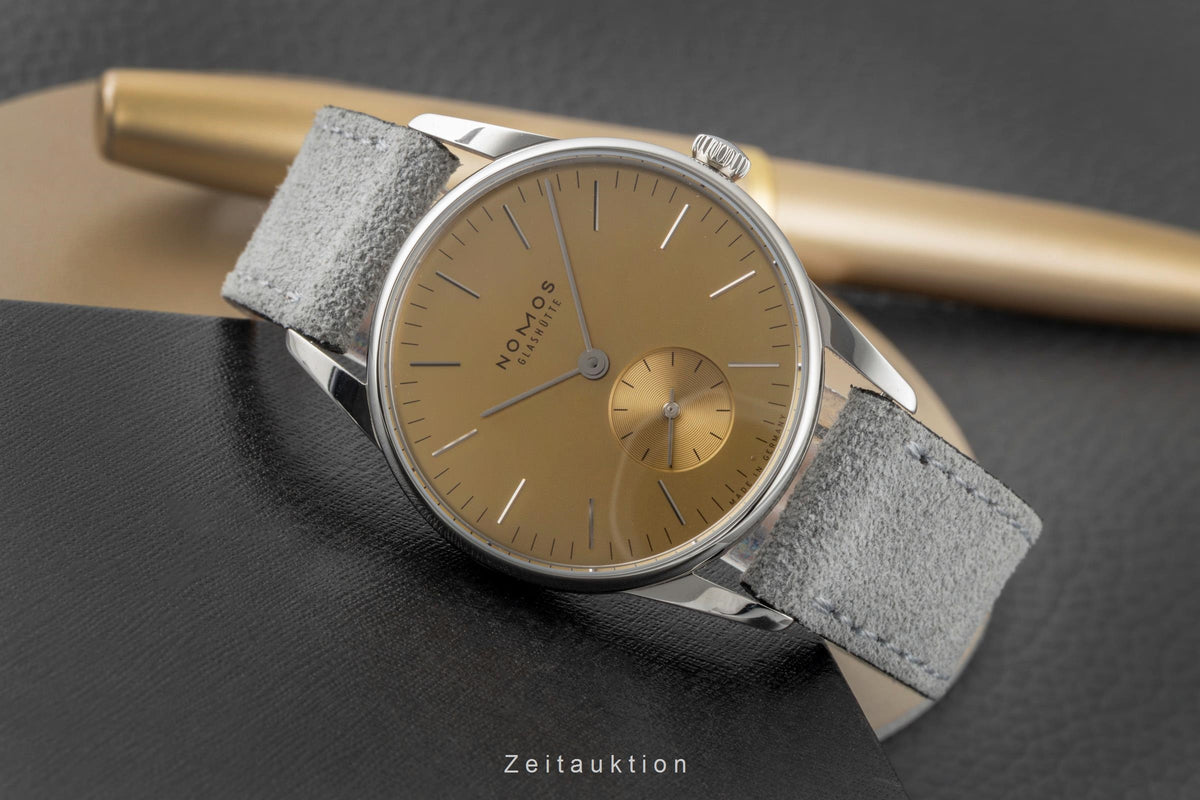 Nomos Orion acier à remontage manuel montre pour femmes 359 LP: 2120EUR  [2605973]