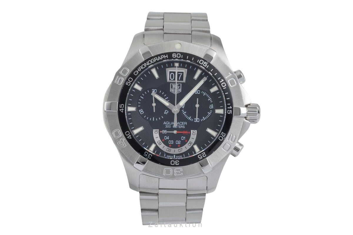 Tag Heuer Aquaracer chronograph steel quartz men's watch CAF101A  [2605975]