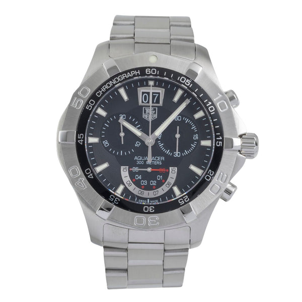 Tag Heuer Aquaracer chronograph steel quartz men's watch CAF101A  [2605975]