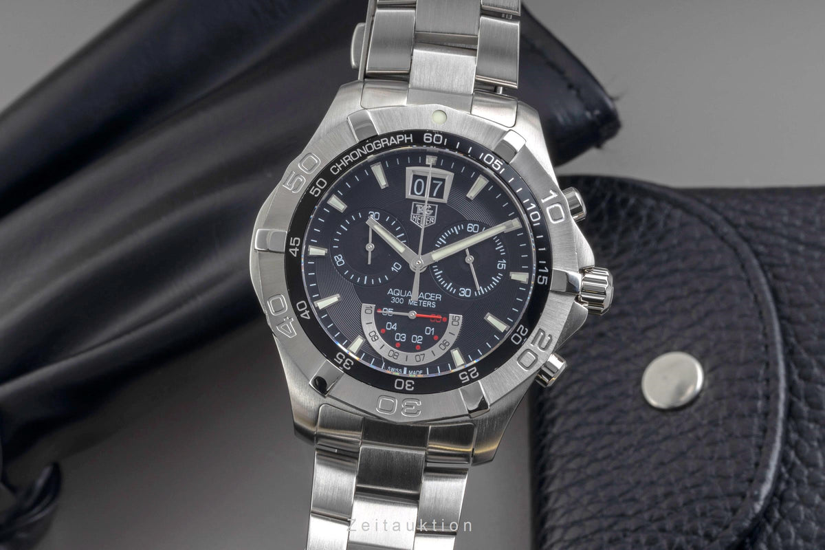 Tag Heuer Aquaracer chronograph steel quartz men's watch CAF101A  [2605975]