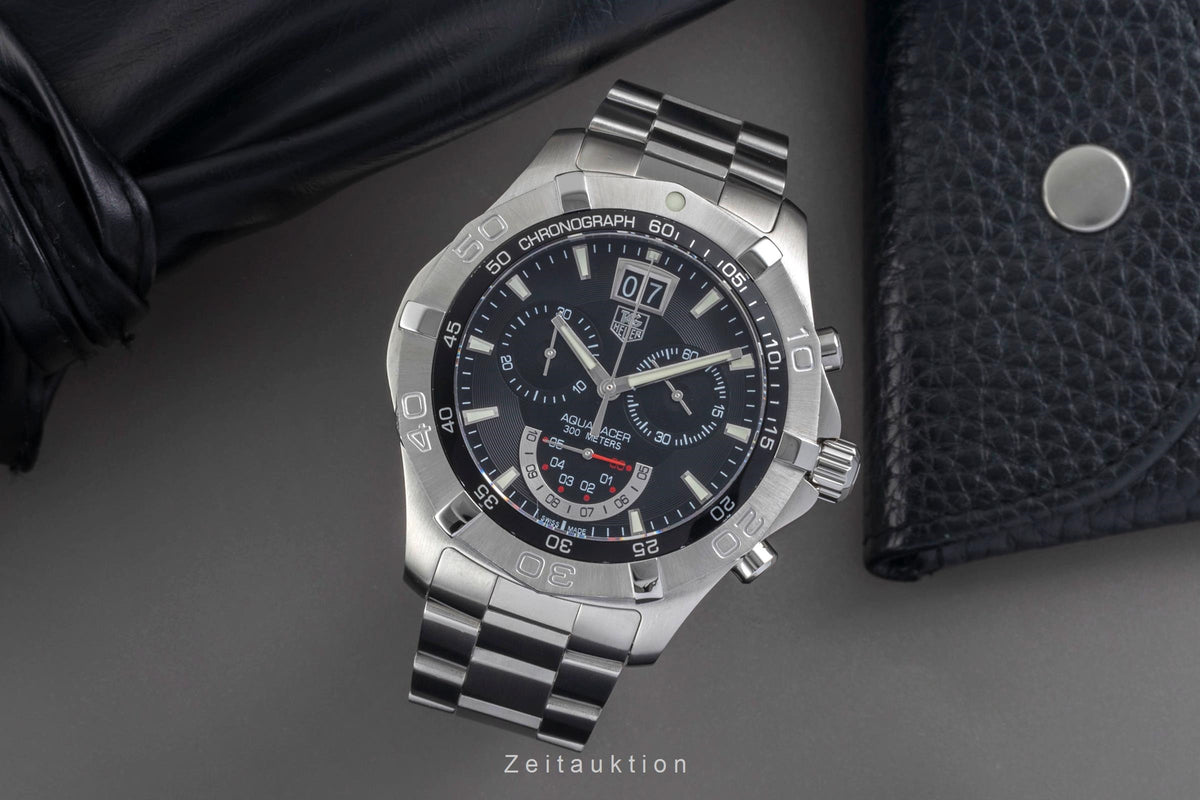 Tag Heuer Aquaracer chronograph steel quartz men's watch CAF101A  [2605975]