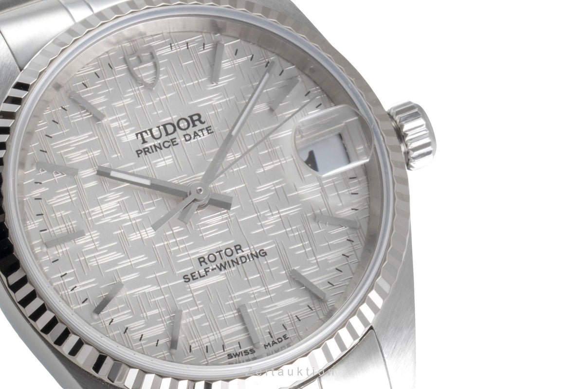 Tudor Prince Date acier / or blanc automatique montre pour hommes 72034  [2605977]