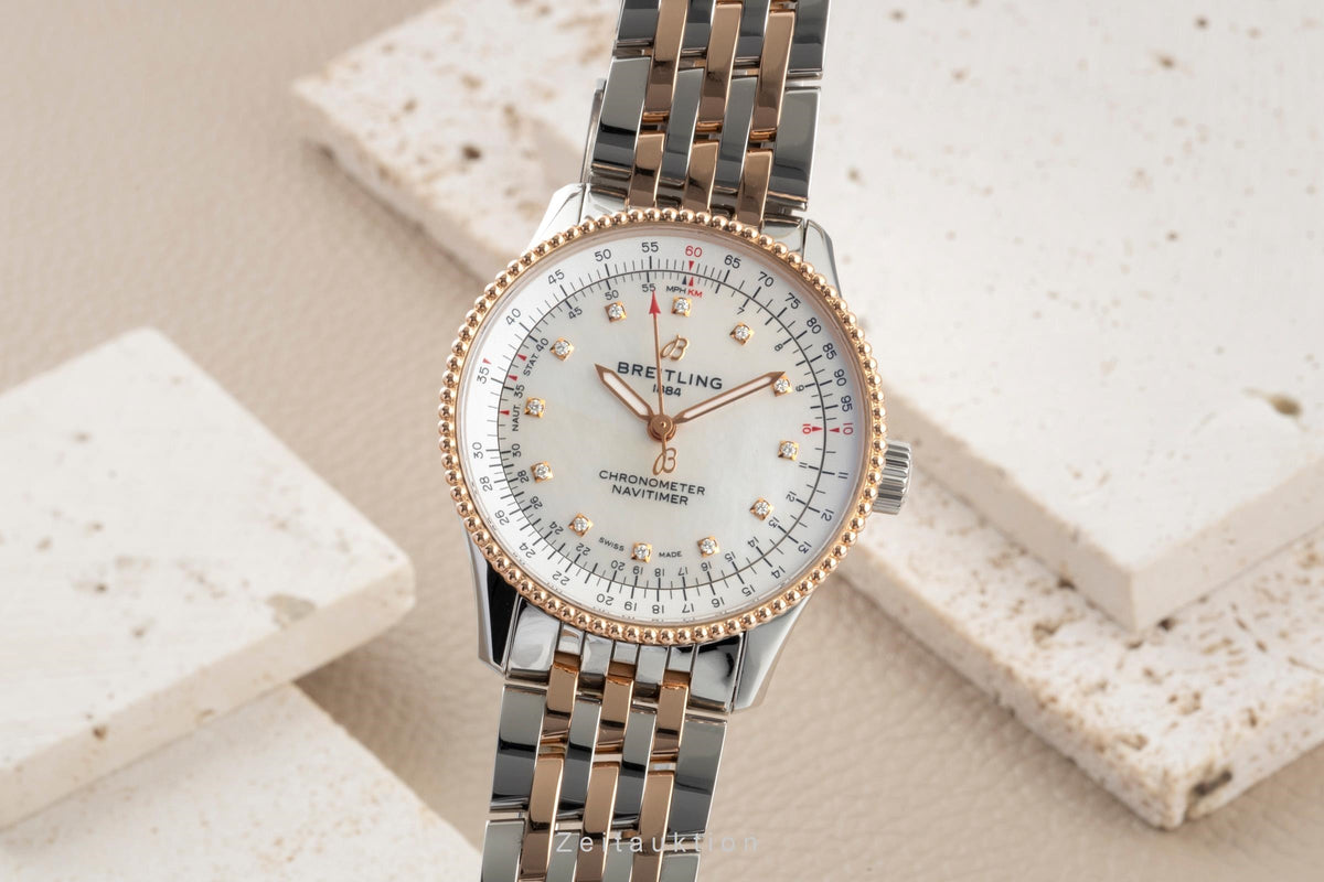 Breitling Navitimer acero / oro automático reloj para damas  U17395211A1U1  [2605979]
