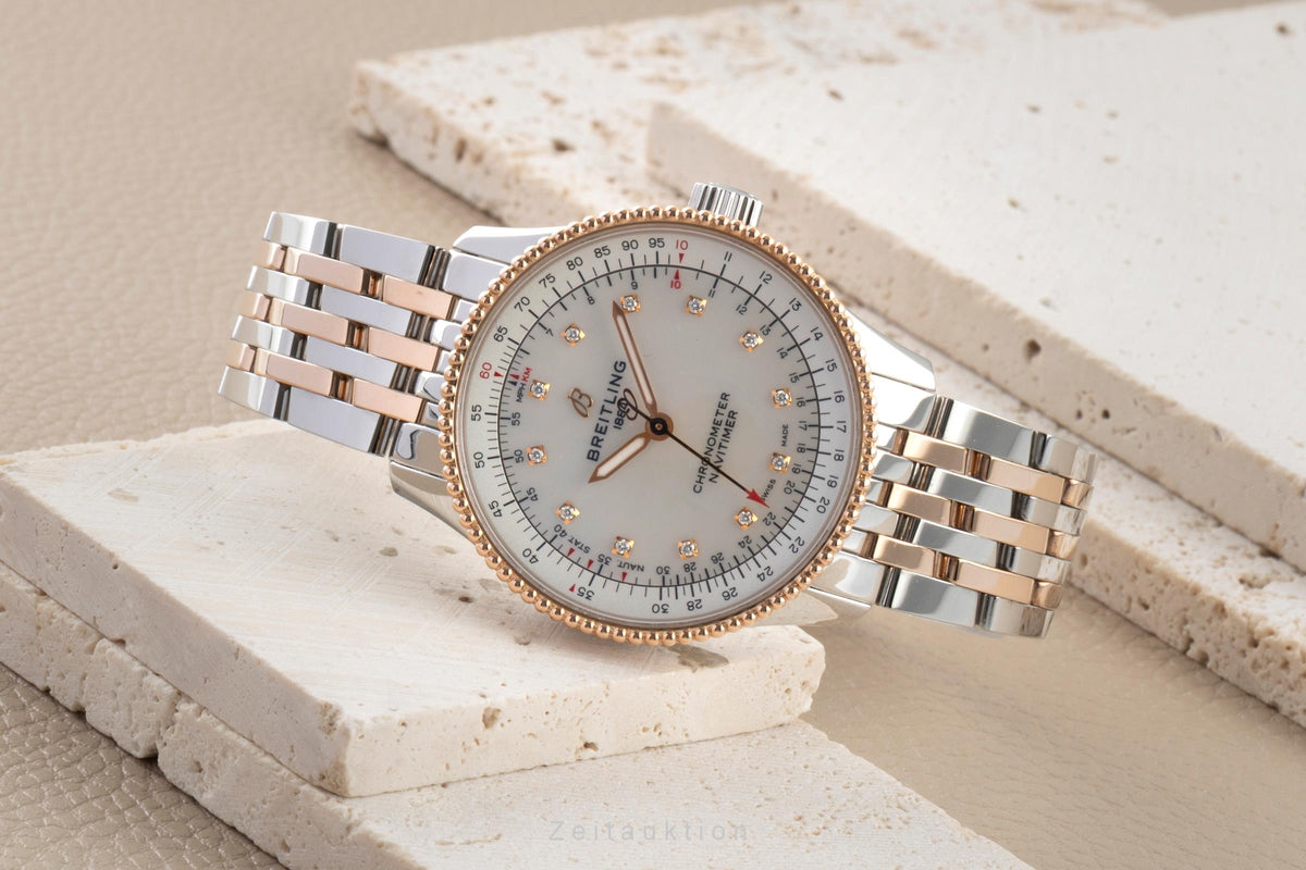 Breitling Navitimer acero / oro automático reloj para damas  U17395211A1U1  [2605979]