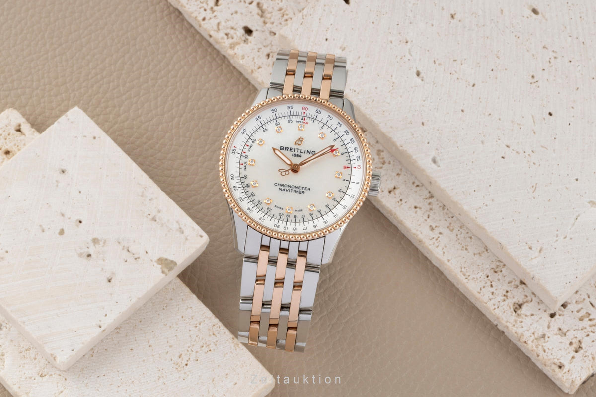 Breitling Navitimer acero / oro automático reloj para damas  U17395211A1U1  [2605979]