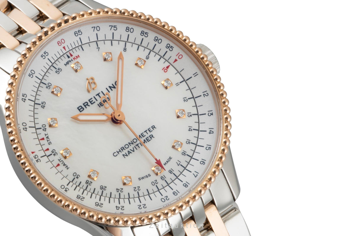 Breitling Navitimer acero / oro automático reloj para damas  U17395211A1U1  [2605979]