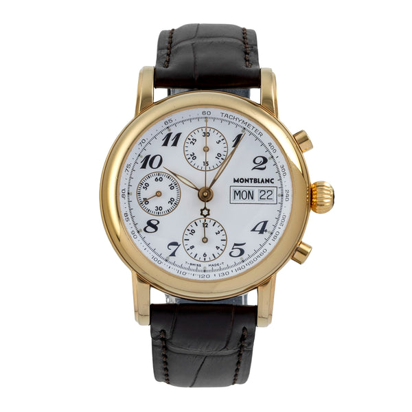 Montblanc Meisterstück chronograph steel automatic men's watch 7001  [2605980]