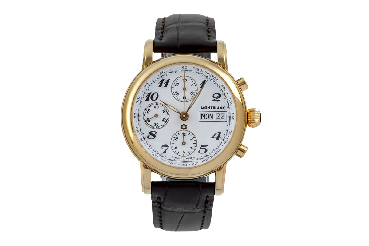 Montblanc Meisterstück chronograph steel automatic men's watch 7001  [2605980]