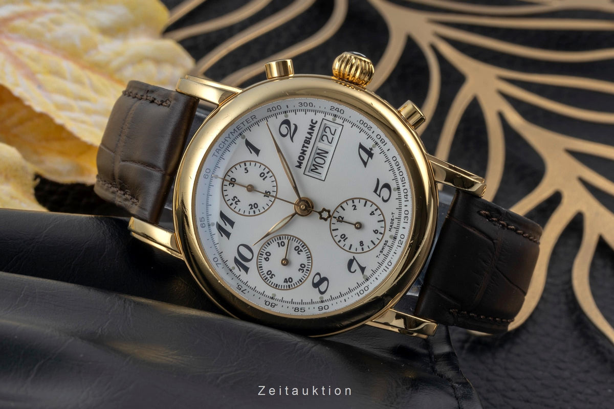 Montblanc Meisterstück chronograph steel automatic men's watch 7001  [2605980]