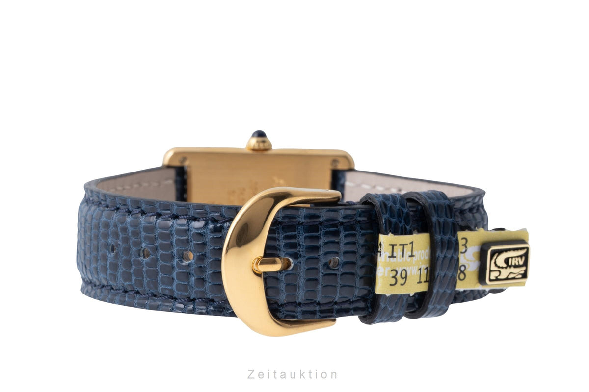 Cartier Tank silver-gilt quartz women's watch 590005  [2605981]