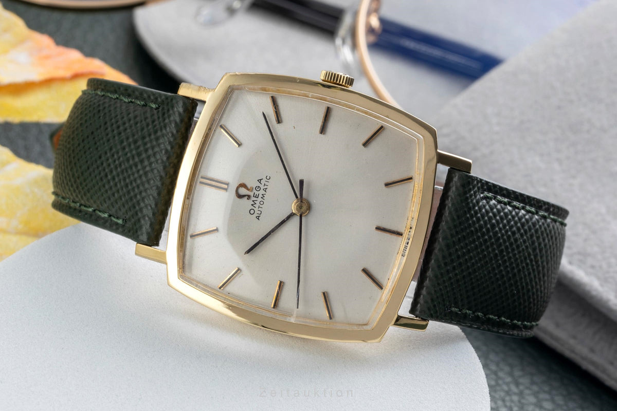 Omega De Ville oro de 18 quilates automático reloj para caballeros 161.025 Vintage  [2605982]