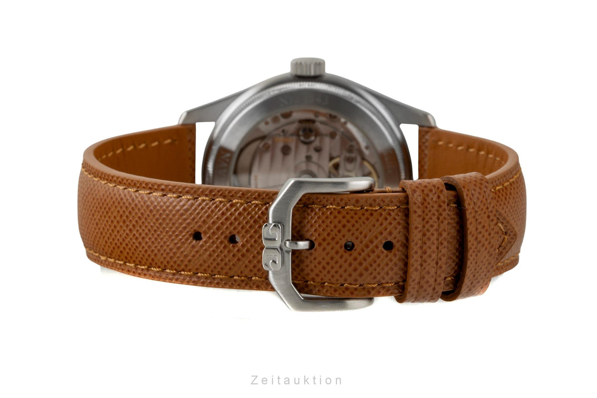 Glashütte Navigator steel automatic men's watch 10-33-07-07-04  [2605984]